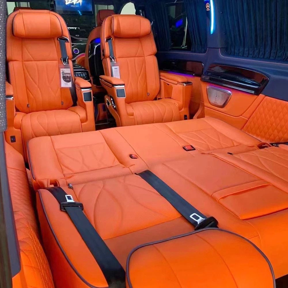 Interior Modified Electric Vip Luxury Car Seats with Massage Ventilated for Hiace Van Alphard